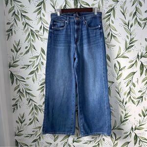 Gap Factory High Rise Wide Leg Jeans. 6/28 Short.